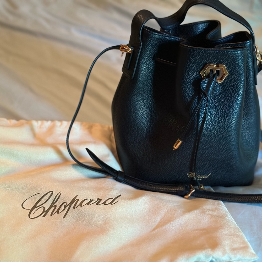 Authentic Chopard bucket bag. All leather. New! Never used